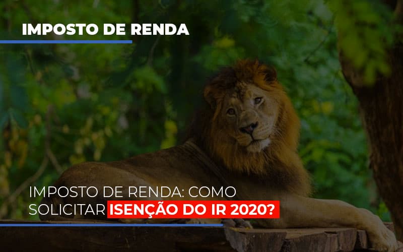 Imposto De Renda: Como Solicitar Isenção Do Ir 2020? - EIFFEL ORGANIZACAO CONTABIL